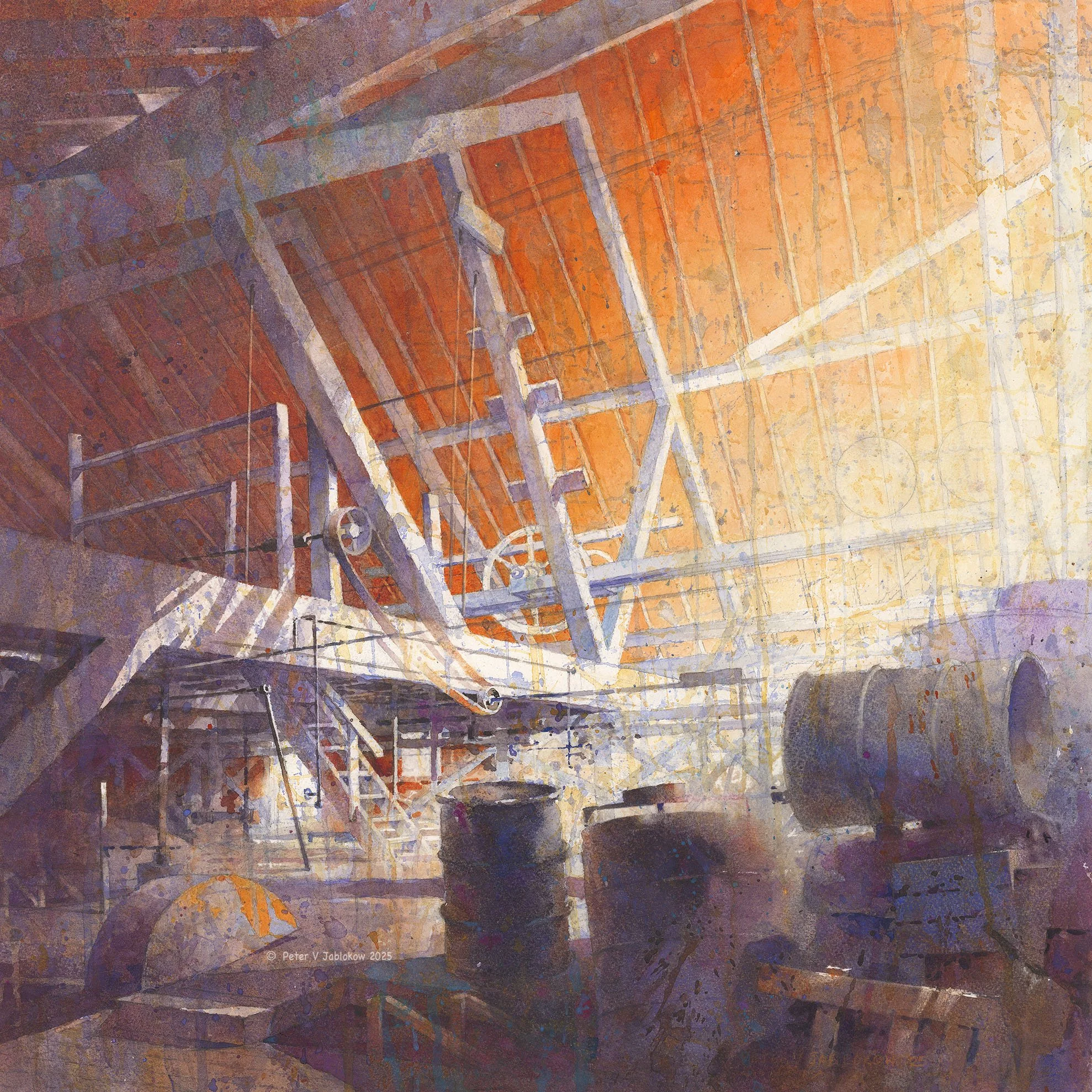 Watercolor artwork — Peter Jablokow